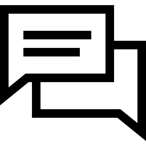 chiacchierata Basic Straight Lineal icona