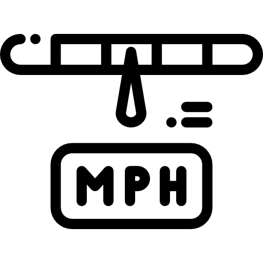 mph Detailed Rounded Lineal icoon