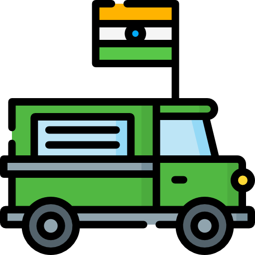 トラック Special Lineal color icon