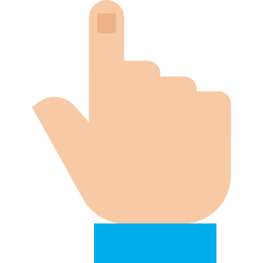 Finger Kiranshastry Flat icon