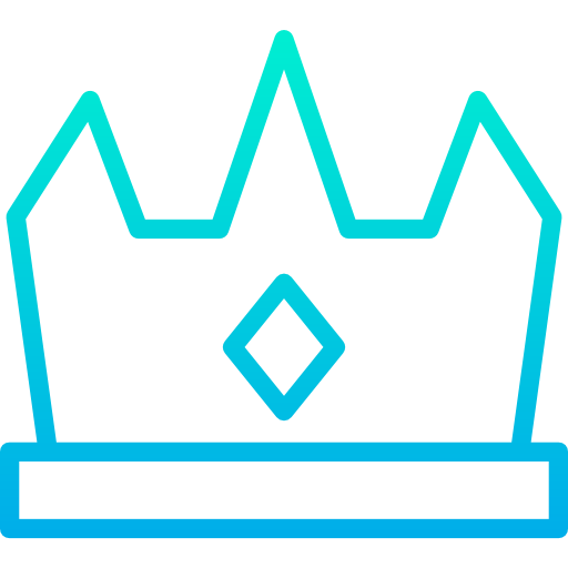 Crown Kiranshastry Gradient icon