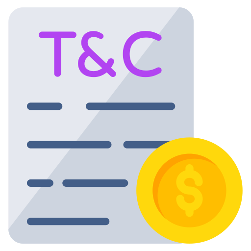 Terms and conditions Generic color fill icon