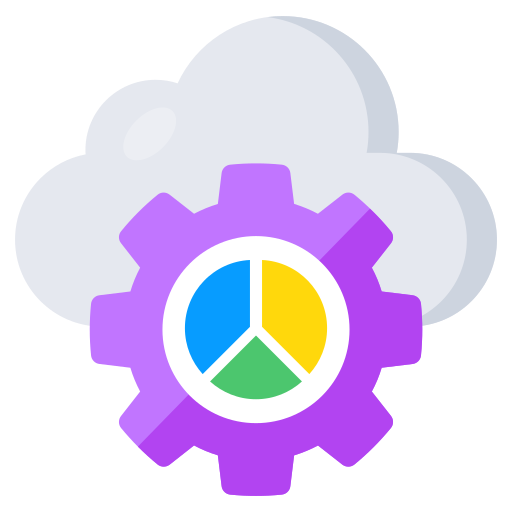 paramètre cloud Generic color fill Icône