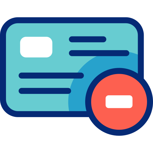 carte de crédit Basic Accent Lineal Color Icône