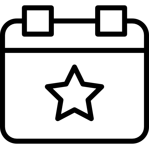 달력 Kiranshastry Lineal icon