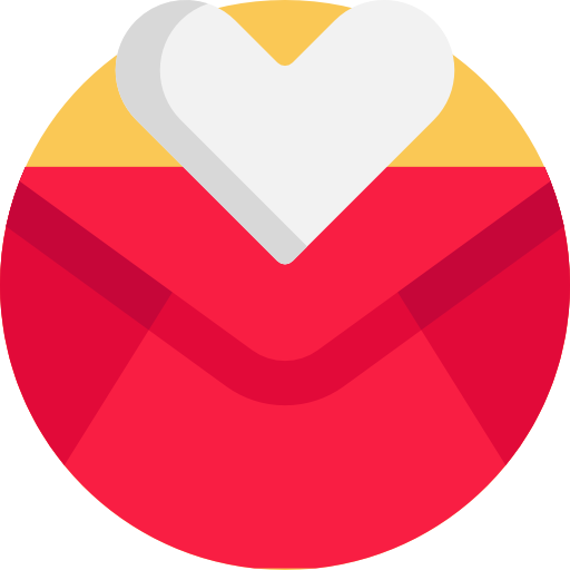 carta de amor Detailed Flat Circular Flat icono