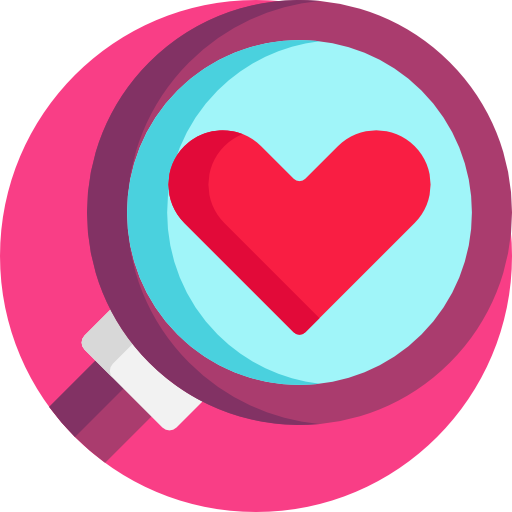 Dating app Detailed Flat Circular Flat icon