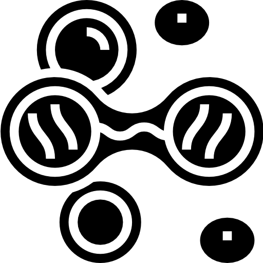 cellules Meticulous Glyph Icône