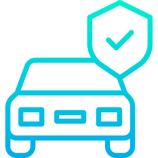 자동차 보험 Kiranshastry Gradient icon