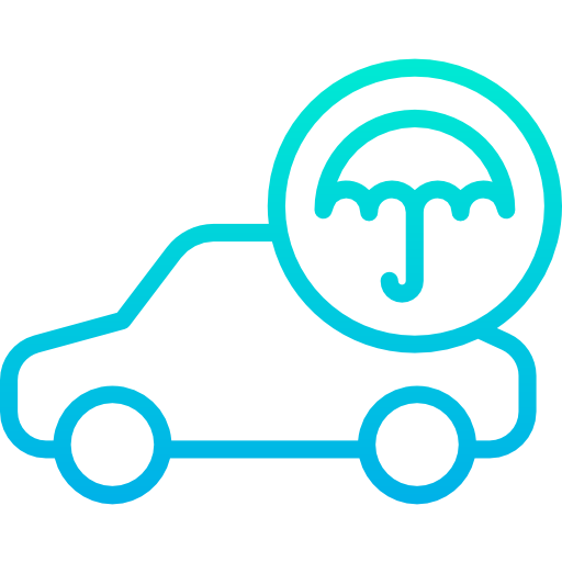 자동차 보험 Kiranshastry Gradient icon