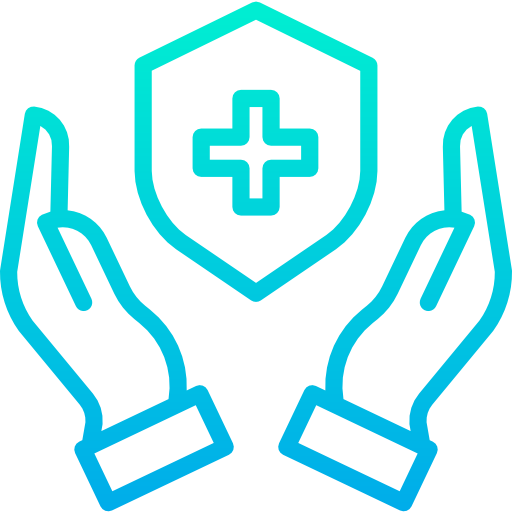 医療保険 Kiranshastry Gradient icon