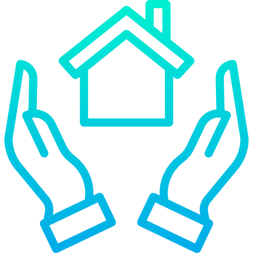 주택 보험 Kiranshastry Gradient icon