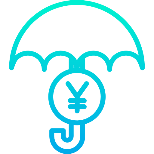 우산 Kiranshastry Gradient icon