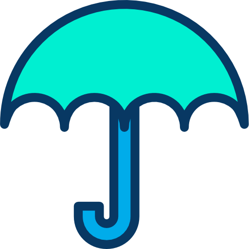 guarda-chuva Kiranshastry Lineal Color Ícone