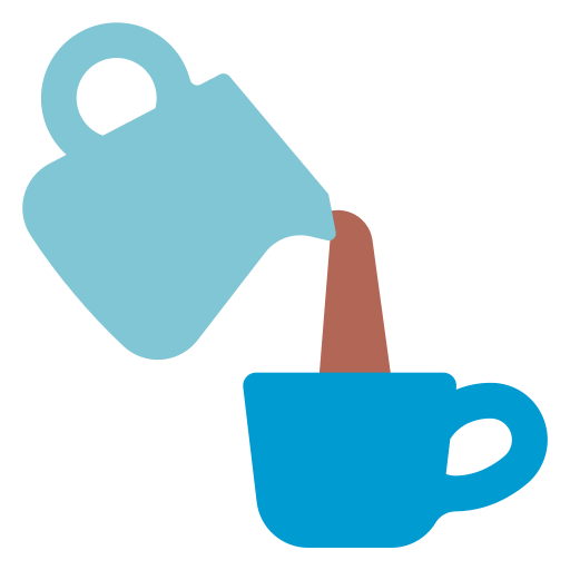 Pouring coffee Generic color fill icon