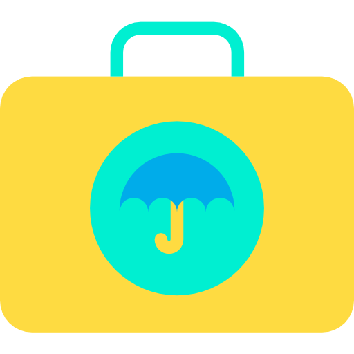bagage verzekering Kiranshastry Flat icoon