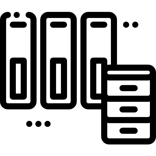 아카이브 Detailed Rounded Lineal icon