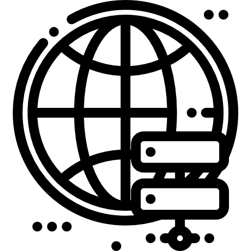 グローバルサーバー Detailed Rounded Lineal icon