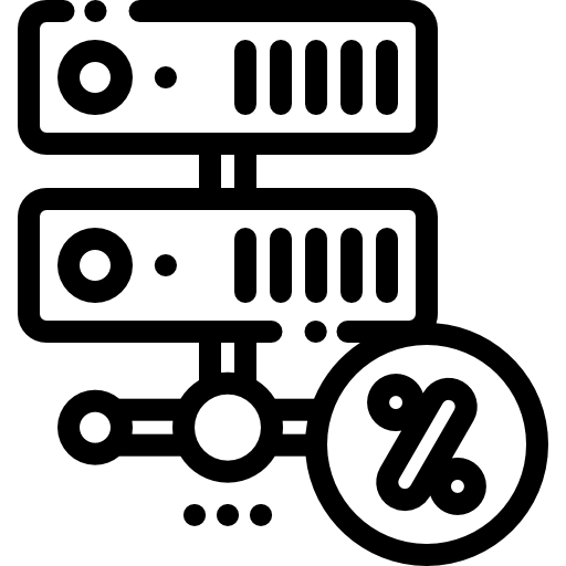 サーバ Detailed Rounded Lineal icon