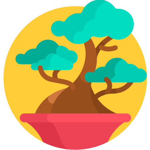 bonsai Detailed Flat Circular Flat icon