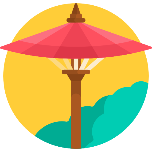 우산 Detailed Flat Circular Flat icon