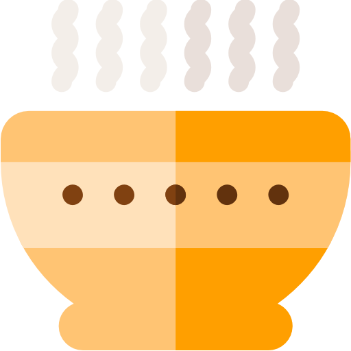 gorąca zupa Basic Rounded Flat ikona