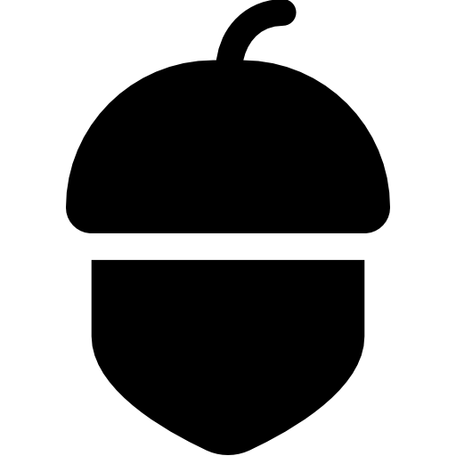 orzech Basic Rounded Filled ikona