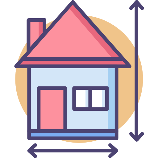 дом Flaticons Lineal Color иконка