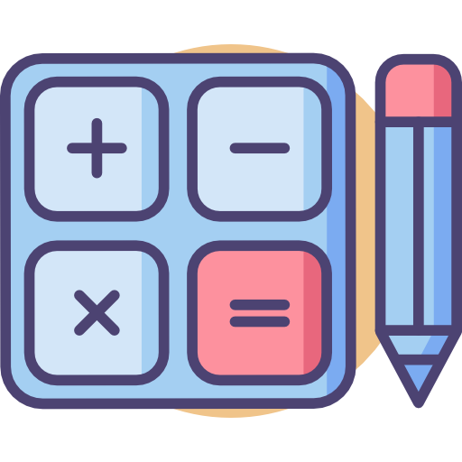 calculadora Flaticons Lineal Color icono