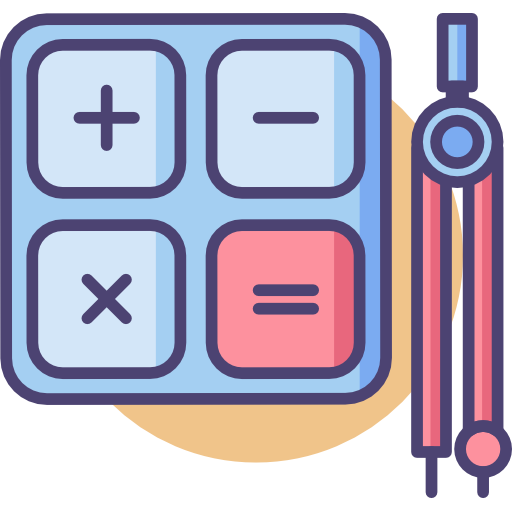 Калькулятор Flaticons Lineal Color иконка
