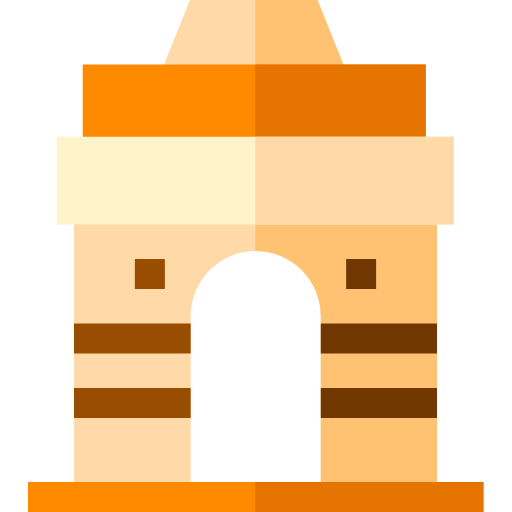 Gate of india Basic Straight Flat icon