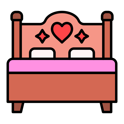 cama Generic color lineal-color icono
