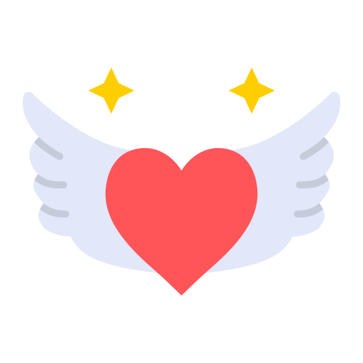 ala del corazon Generic color fill icono