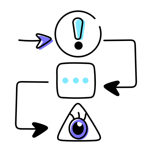 stroomdiagram Generic color lineal-color icoon