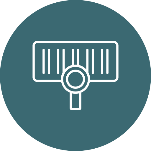 código de barras Generic color fill icono