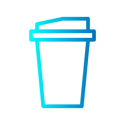 Paper cup Generic gradient outline icon