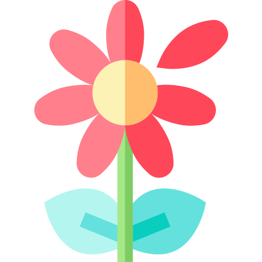 Flower Basic Straight Flat icon