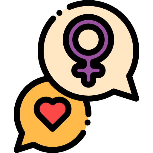 feminismus Detailed Rounded Lineal color icon