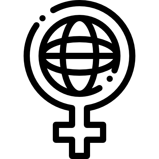 フェミニズム Detailed Rounded Lineal icon