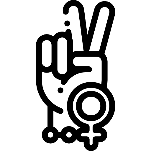 フェミニズム Detailed Rounded Lineal icon