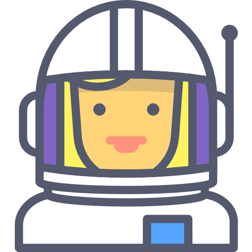 astronauta Darius Dan Lineal Color ikona