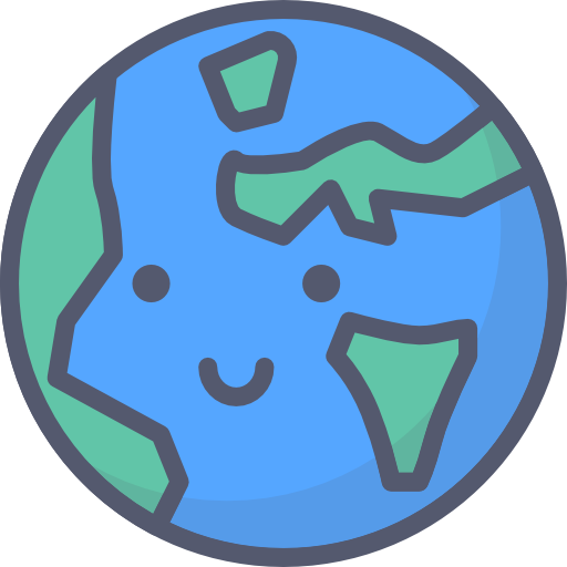 地球 Darius Dan Lineal Color icon