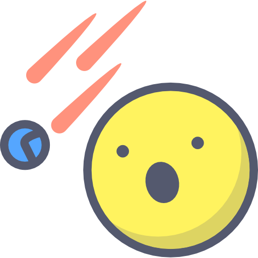 Meteor shower Darius Dan Lineal Color icon