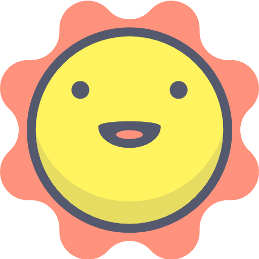 Sun Darius Dan Lineal Color icon