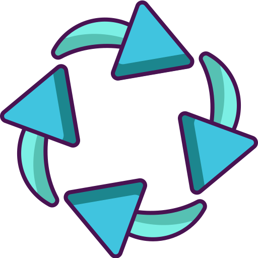 recykling Flaticons Lineal Color ikona