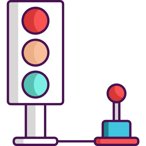 Traffic control Flaticons Lineal Color icon