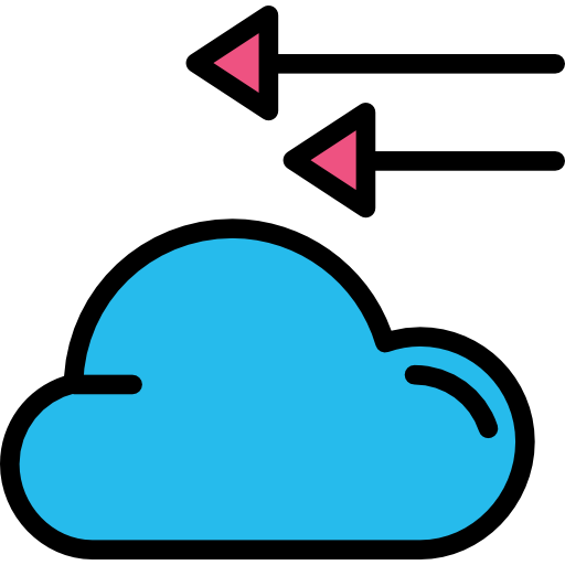 nube Darius Dan Lineal Color icono