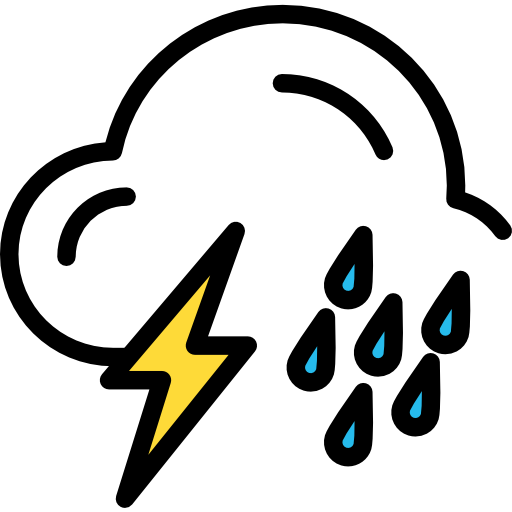 Storm Darius Dan Lineal Color icon
