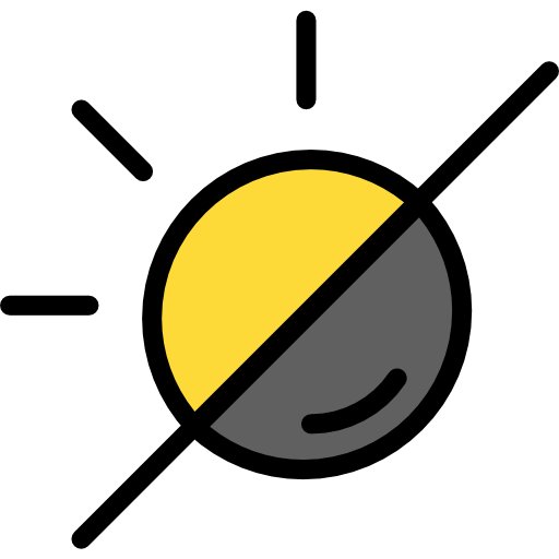 日食 Darius Dan Lineal Color icon