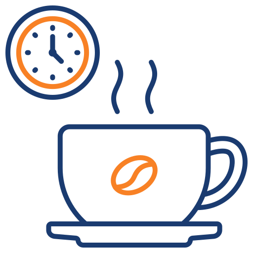 Coffee time Generic color outline icon